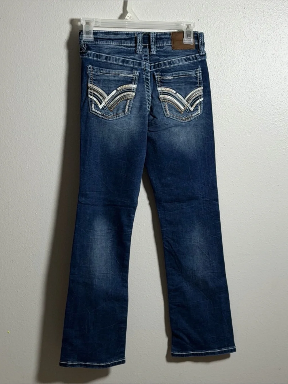 Buckle Black Kids Boys Fit No 109 Bootcut Jeans Dark Wash Contrast‎ Stitch 12R